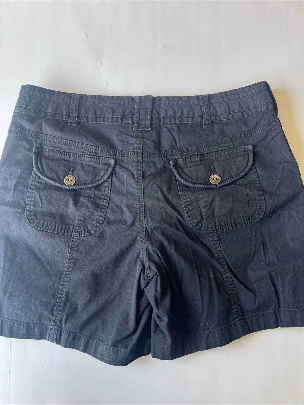 Style & Co. Black Cargo Shorts with D-Ring Accent - Picture 6 of 9